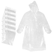 Rainquette transparente d&#39;urgence Poncho de pluie jetable imperméable pour la sécurité